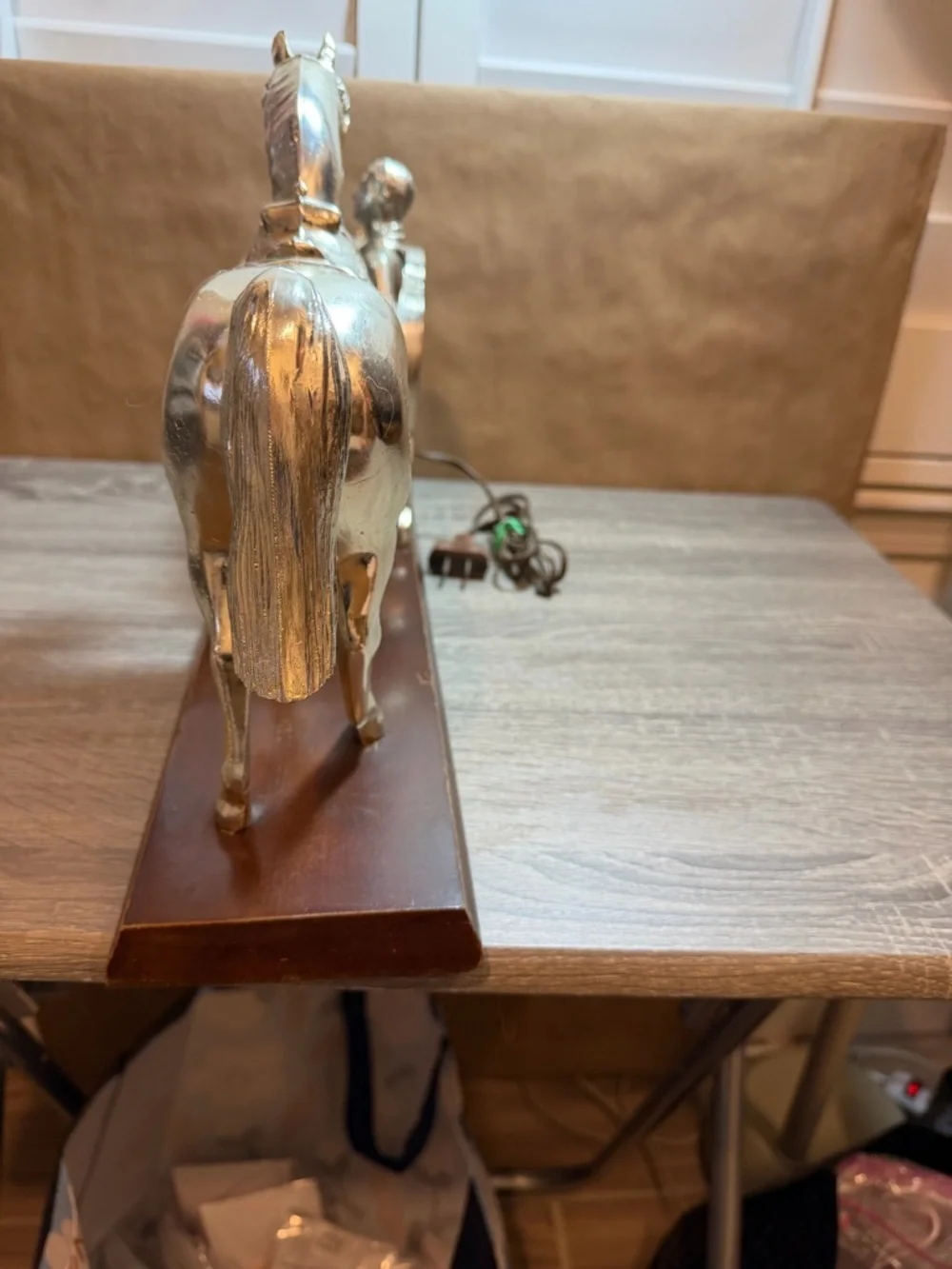 Vintage Mantle Table Clock Gibraltar Precision Self Starting